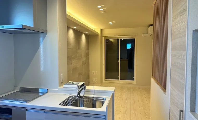 キッチンの施工事例の写真